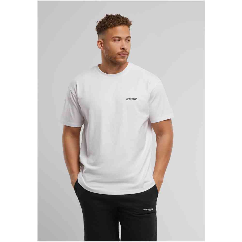Mister Tee Upscale - Upscale Core EMB Oversize Tshirt Homme - Blanc